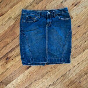 womans denim laboratory skirt size 32